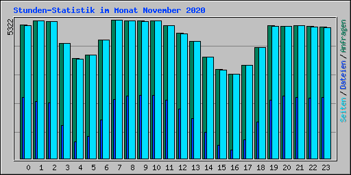 Stunden-Statistik im Monat November 2020