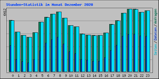 Stunden-Statistik im Monat Dezember 2020