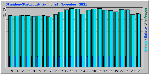 Stunden-Statistik im Monat November 2021